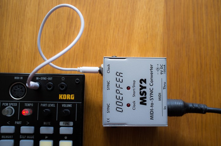 Volca and MSY2 in sync