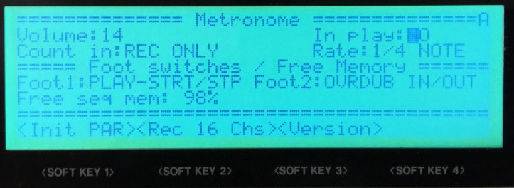 Metronome and Pedals